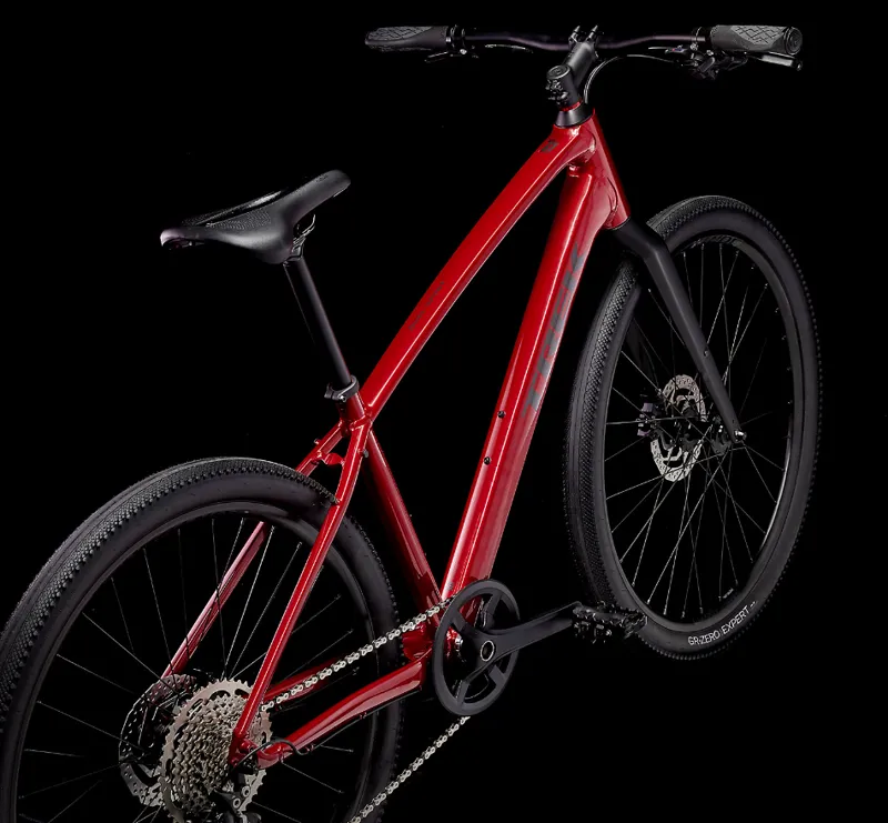 Trek Dual Sport 3 Gen 5 Hybrid Bike 2023 in Crimson Red-5